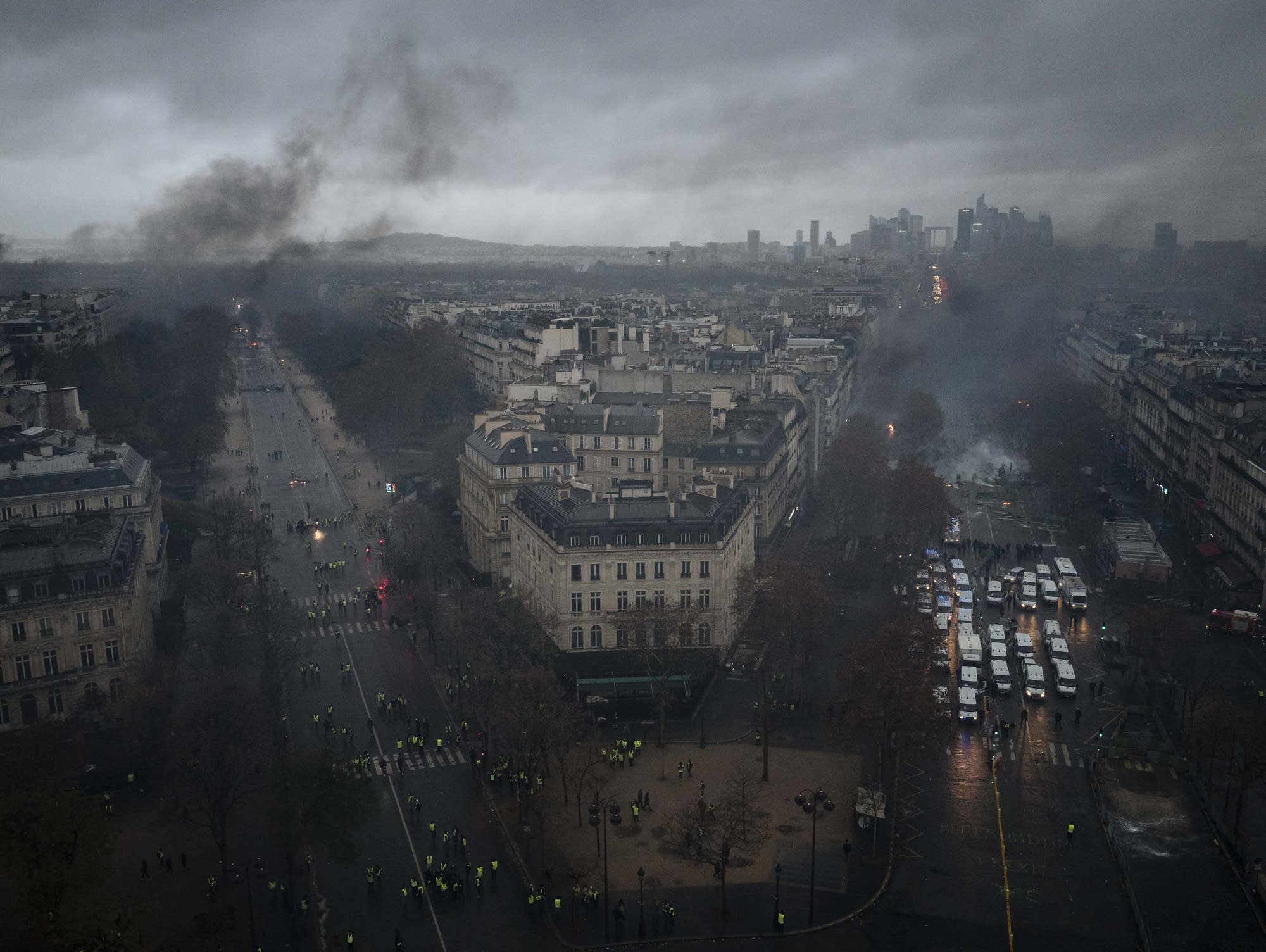 France's most violent urban riot in years engulfed parts of Paris Saturday