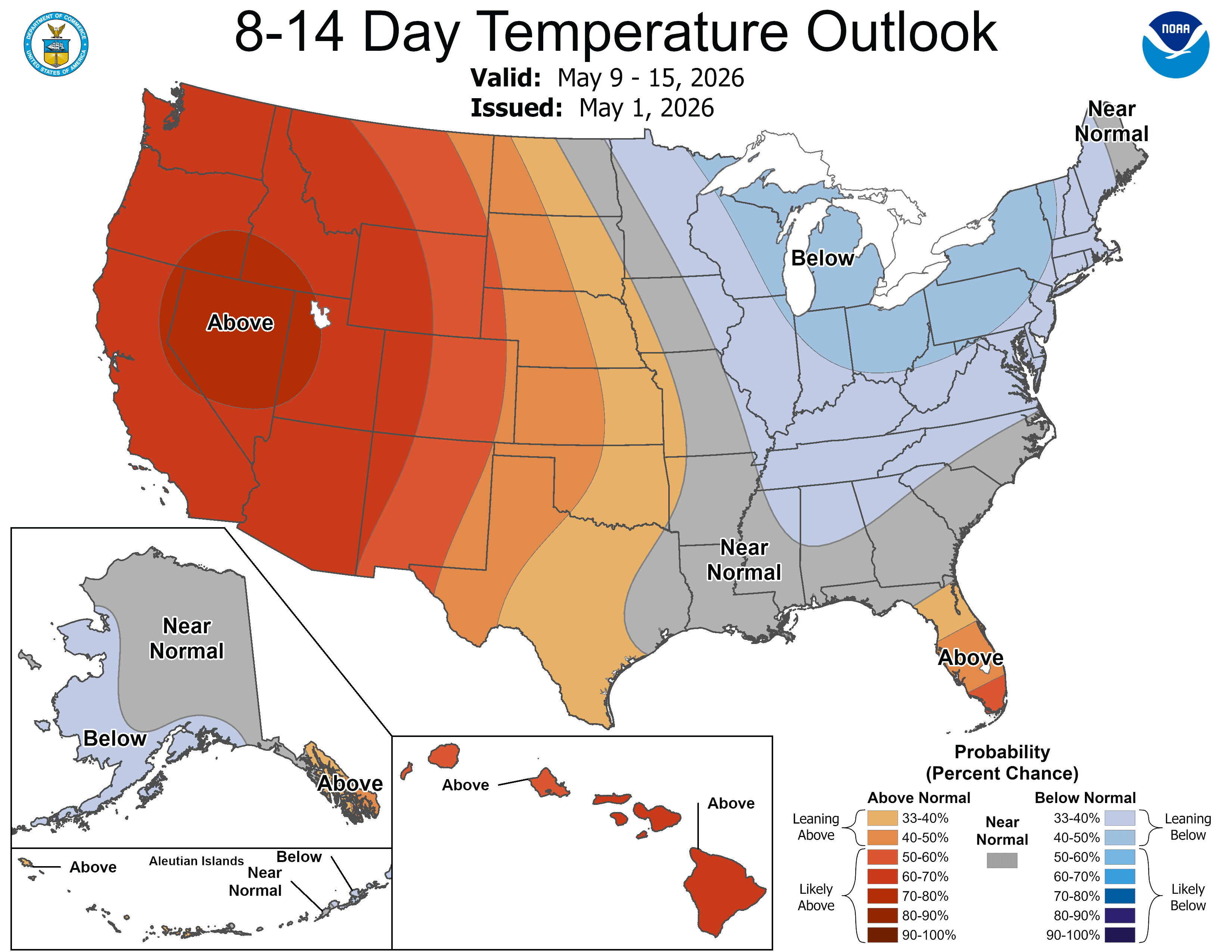 8-14 day temperature outlook