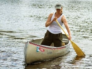 Nowlin as a soldier seeking refuge from PTSD.