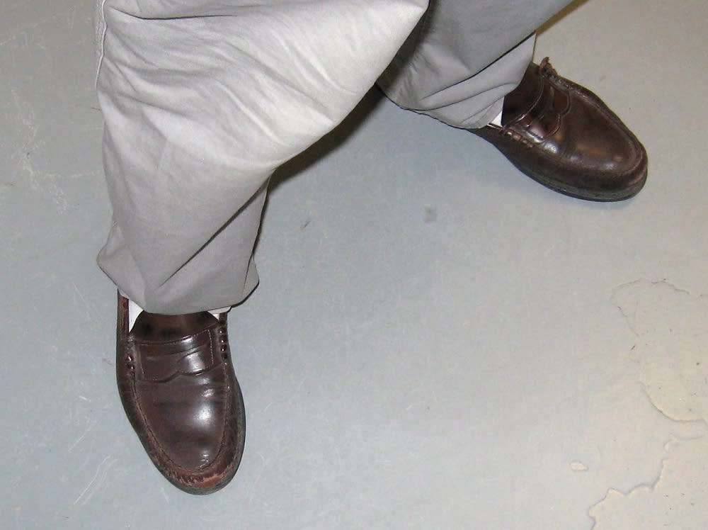 Rich Neumeister's shoes