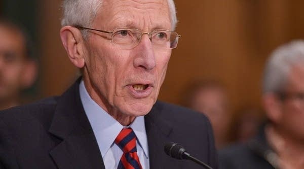Stanley Fischer testifies before the Banking, Housing, and Urban Affairs Committee on his nomination to be the Vice Chairman of the Board of Governors of the Federal Reserve System on March 13, 2014 on Capitol Hill in Washington, DC.