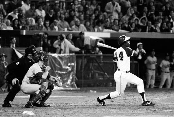 Live: Hank Aaron's 715th home run re-enacted