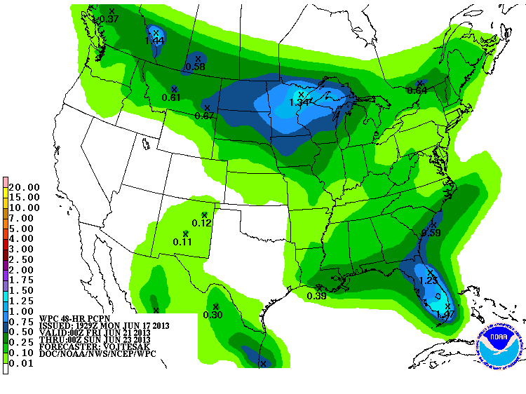 weekend rain
