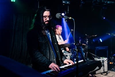 band performing on stage