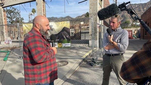Jimmy Orlandini, owner of Altadena Hardware, talks with "Marketplace" host Kai Ryssdal, 11 months after the Eaton Fire destroyed his business. 