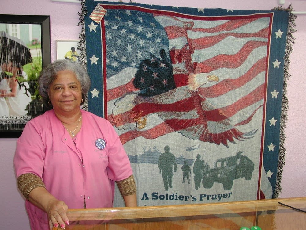 Flower show owner Carolyn Smaller