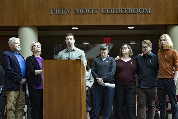 Renee Good's family files lawsuit after her Minneapolis shooting during Operation Metro Surge 3 Brent Ganger speaking at a press conference