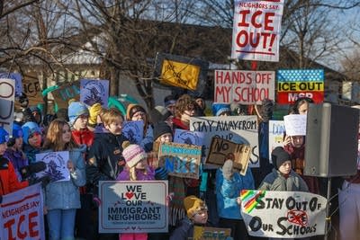 MPLS families and educators hold a press conference 