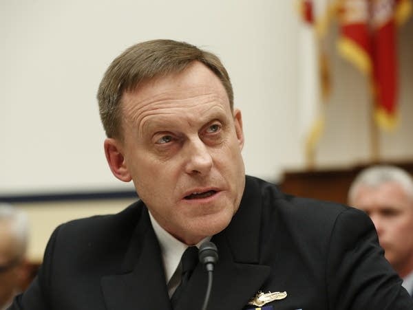 Then-National Security Agency director Adm. Mike Rogers