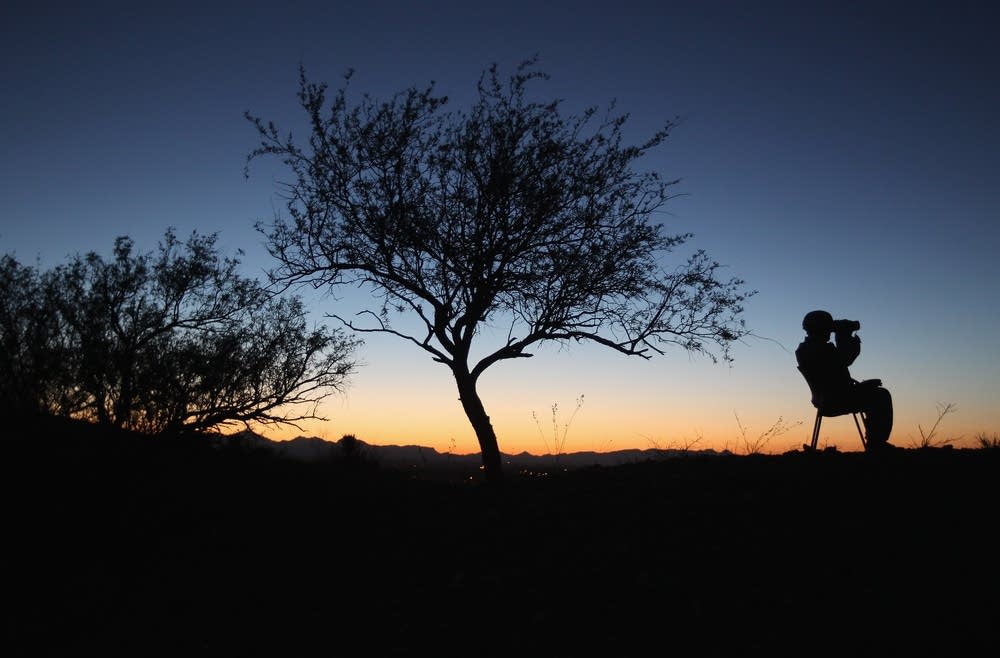 Nighttime on the border