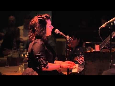 Davina and the Vagabonds in studio