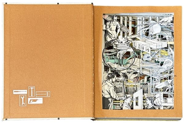Media book art piece