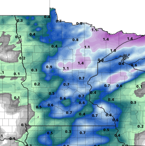 48 hour QPF