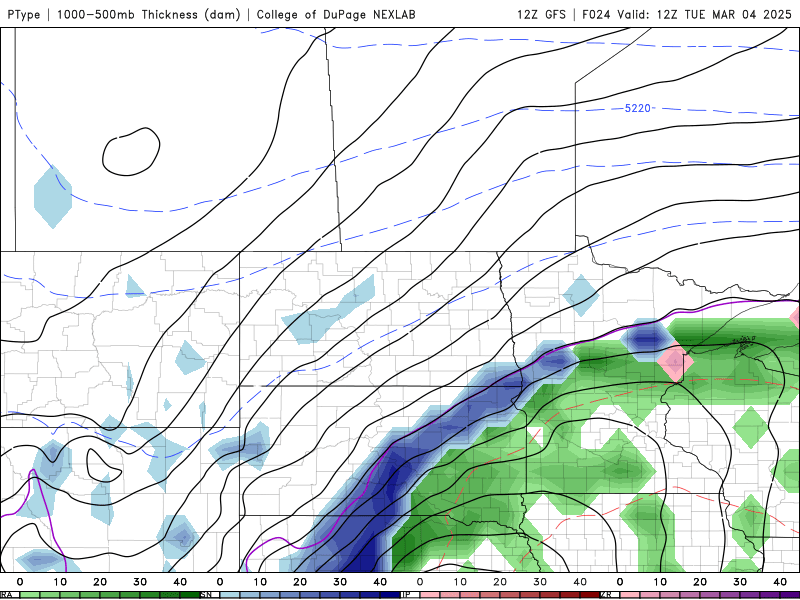 Forecast precipitation Tuesday morning through noon Wednesday