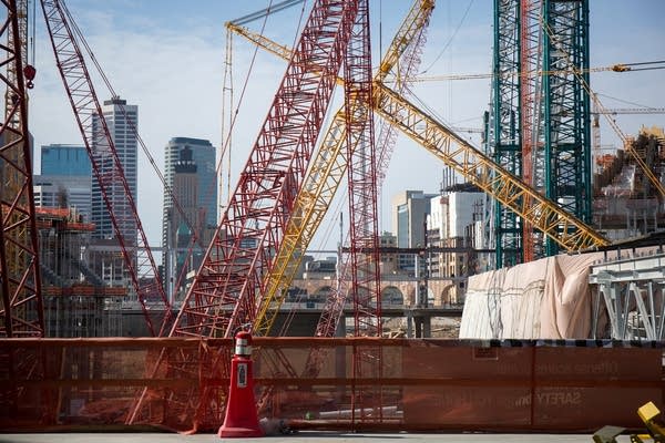 Photos: Vikings stadium construction nears halfway mark