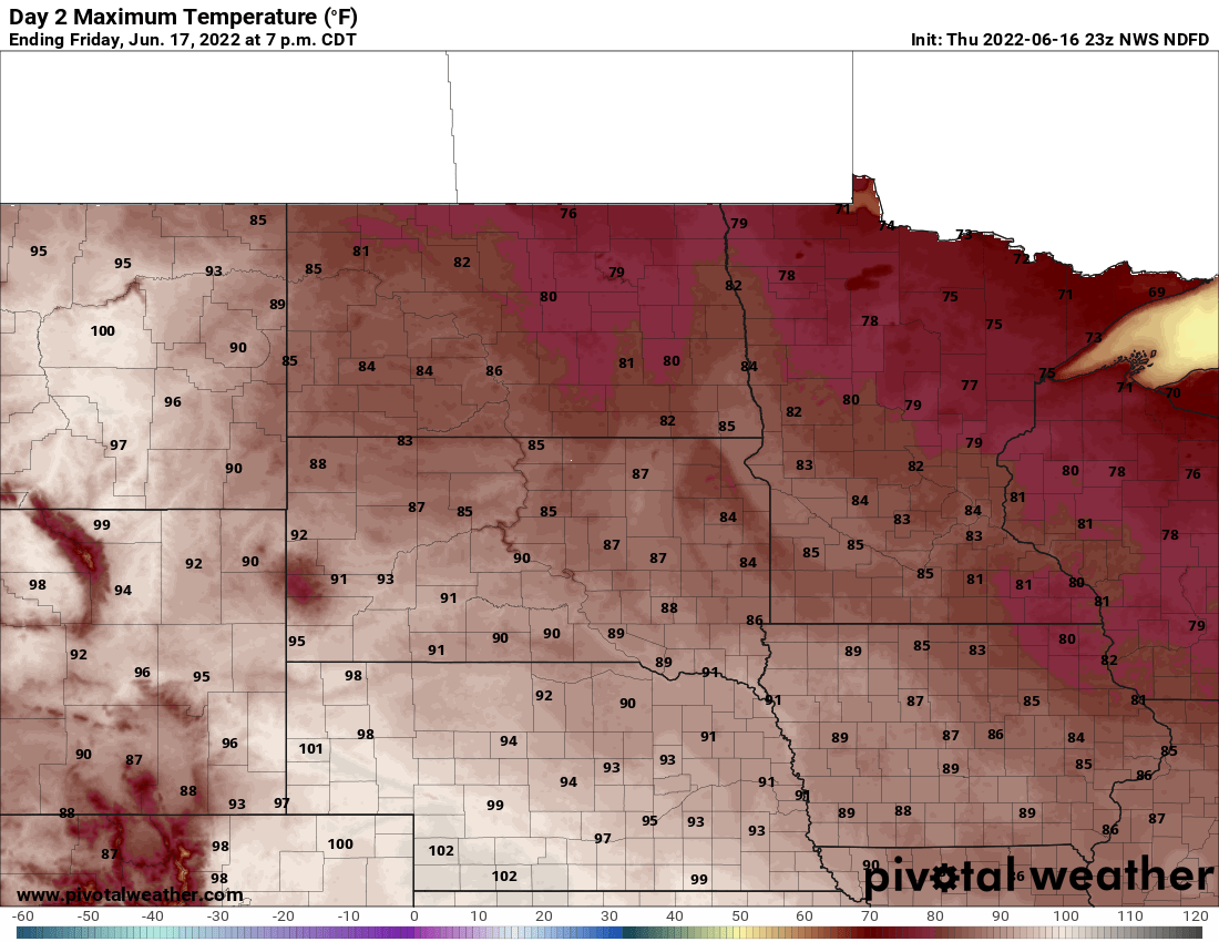 Beautiful Friday; heat builds over the weekend