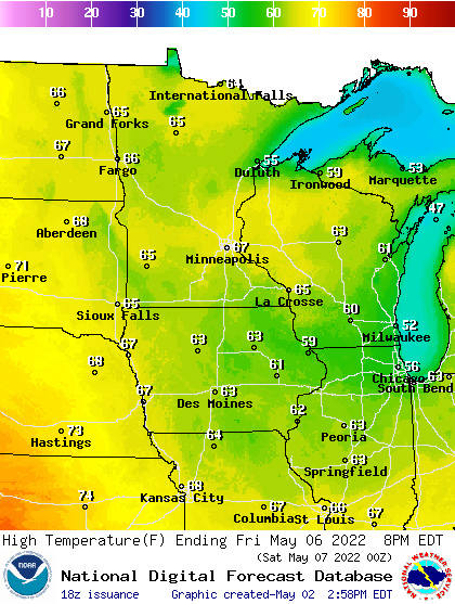 Warming trend: 60s return this week, 70 next weekend