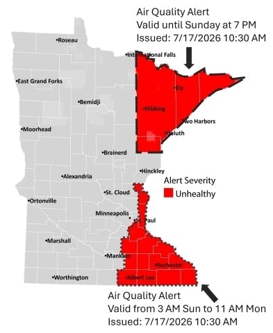 Air quality alert