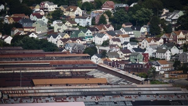 Above, the Gautier Steel Mill in Johnstown, Pennsylvania, in September 2016. "The traditional Rust Belt states ... actually have had lower unemployment rates than the national average," said The Economist's Zanny Minton-Beddoes.