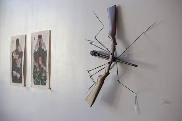 In Mpls., busted-up guns become 'surreal' art exhibit