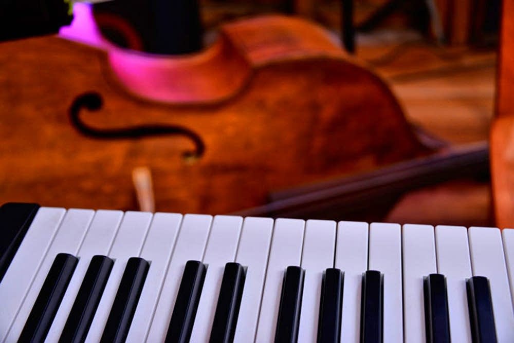 keyboard and bass