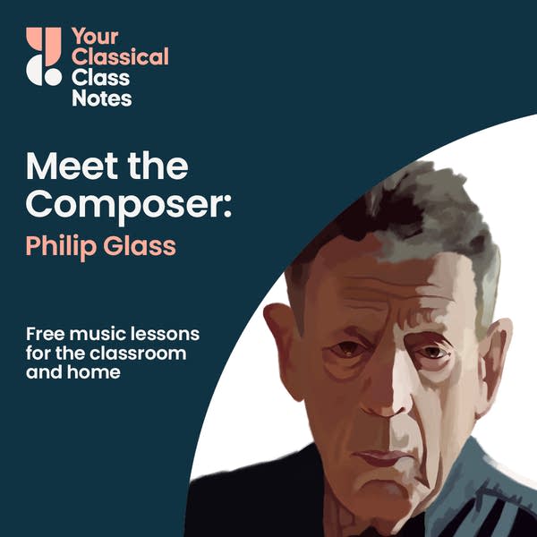 Thumbnail for Meet the Composer lesson on Philip Glass