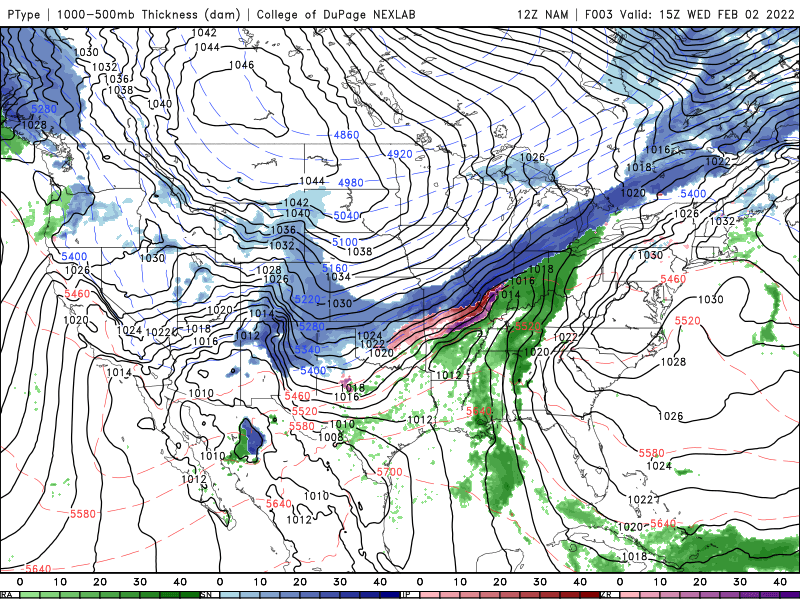 Big storm south
