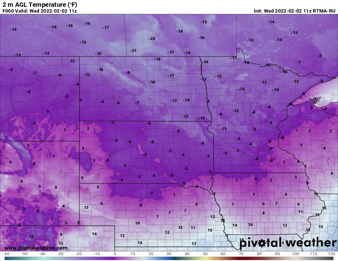 A frigid couple days, then rapid weekend warming