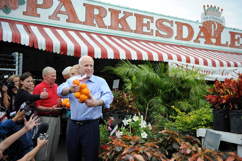 John McCain campaigning in Florida