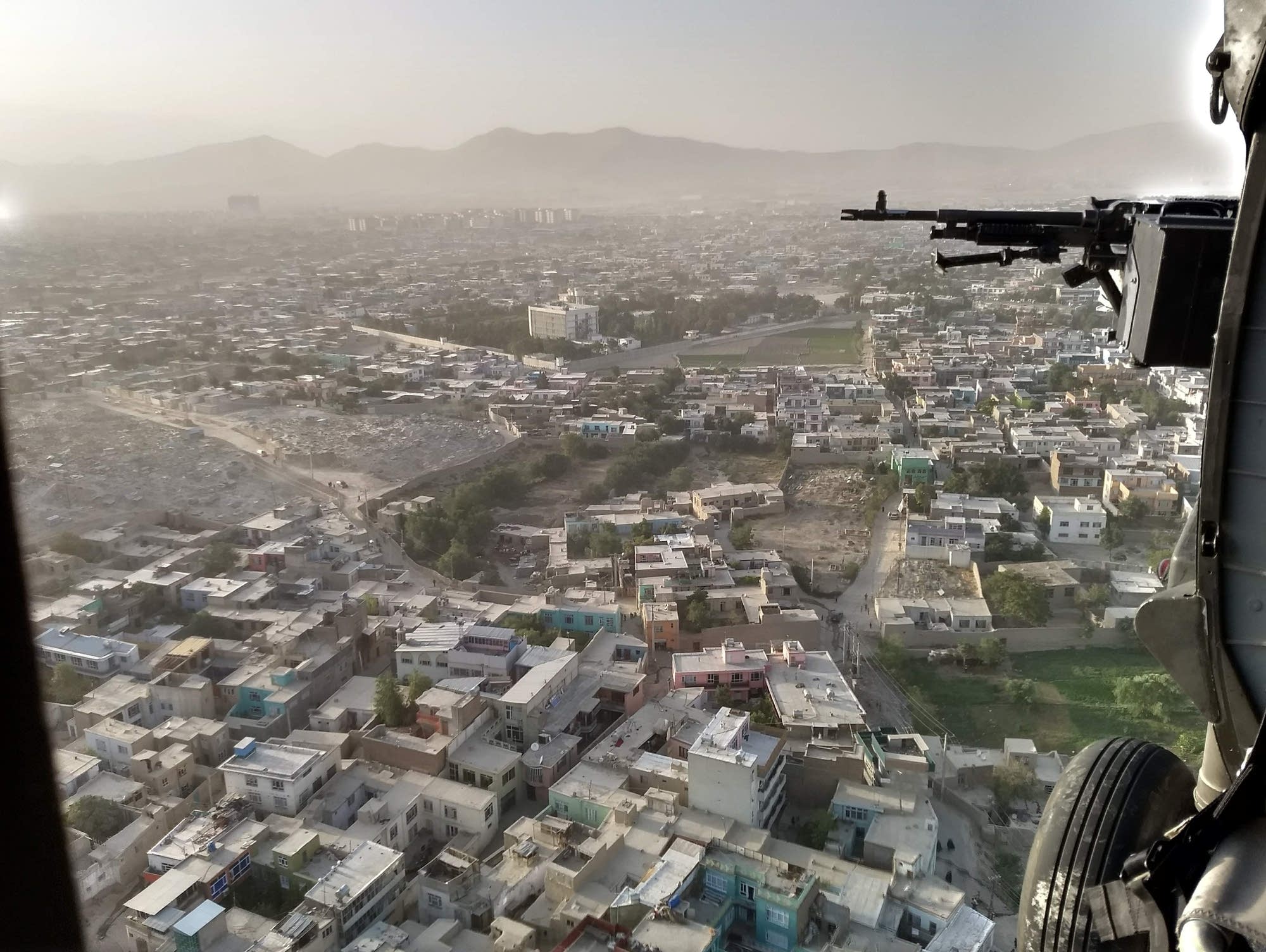 Helicopter over Afghanistan
