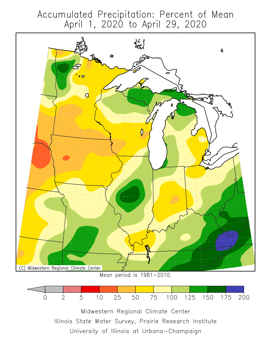 Corn belt trending dry heading into growing season MPR News