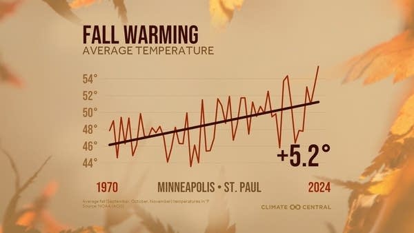Fall warming trend