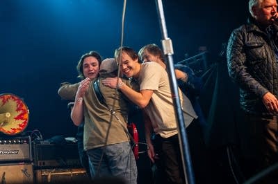 band playing on stage