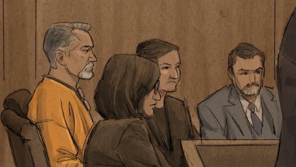 Vance Boelter federal court sketch