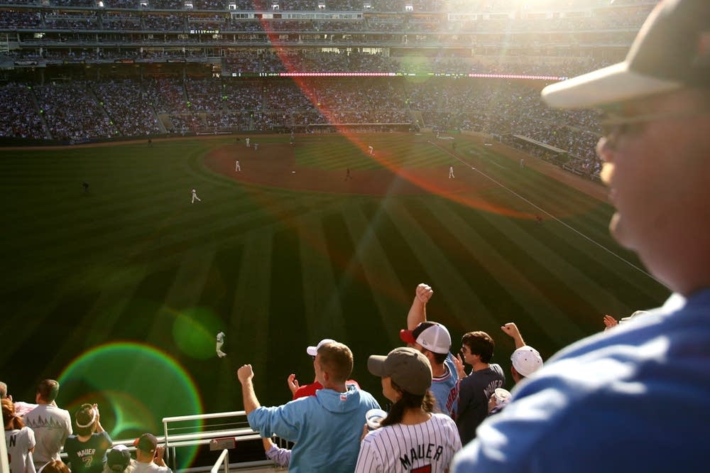 Cheering from left field
