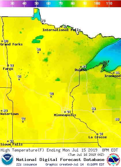 A steamy Monday, with a t-storm chance; heat advisory for the Twin Cities metro