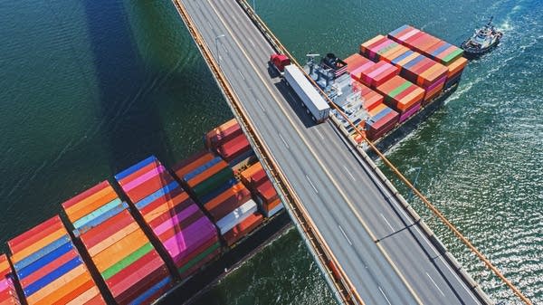“Because of the tariff story,” said Simon Heaney with Drewry Shipping Consultants, “A lot of cargo was brought forward to beat the deadlines. Once those warehouses are full, your ordering slows up.”  