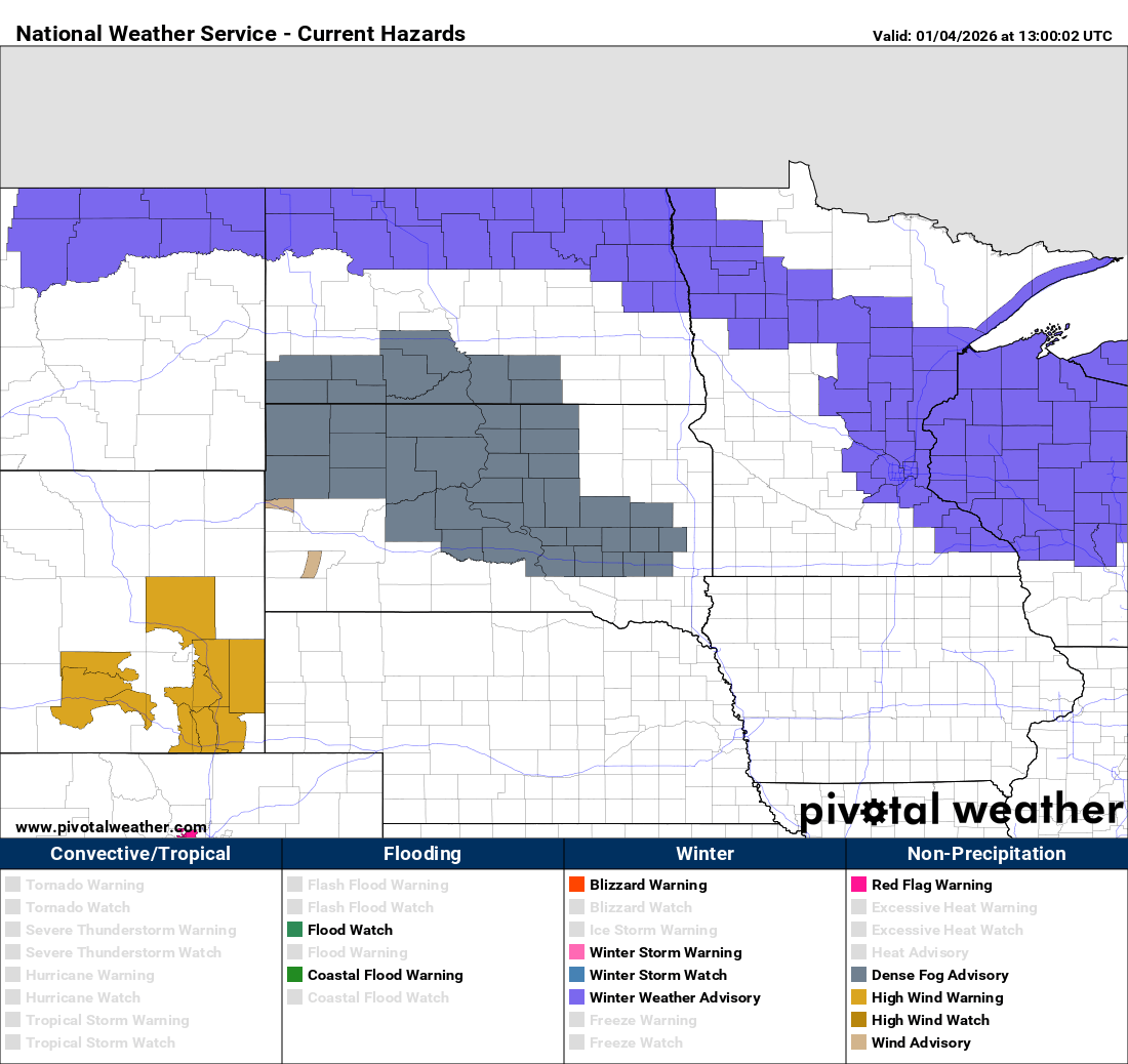 Winter weather advisories issued as freezing rain, sleet and snow move in
