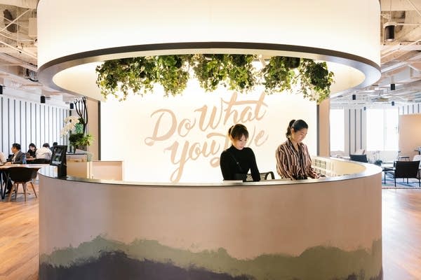 A WeWork co-working location in Tokyo.