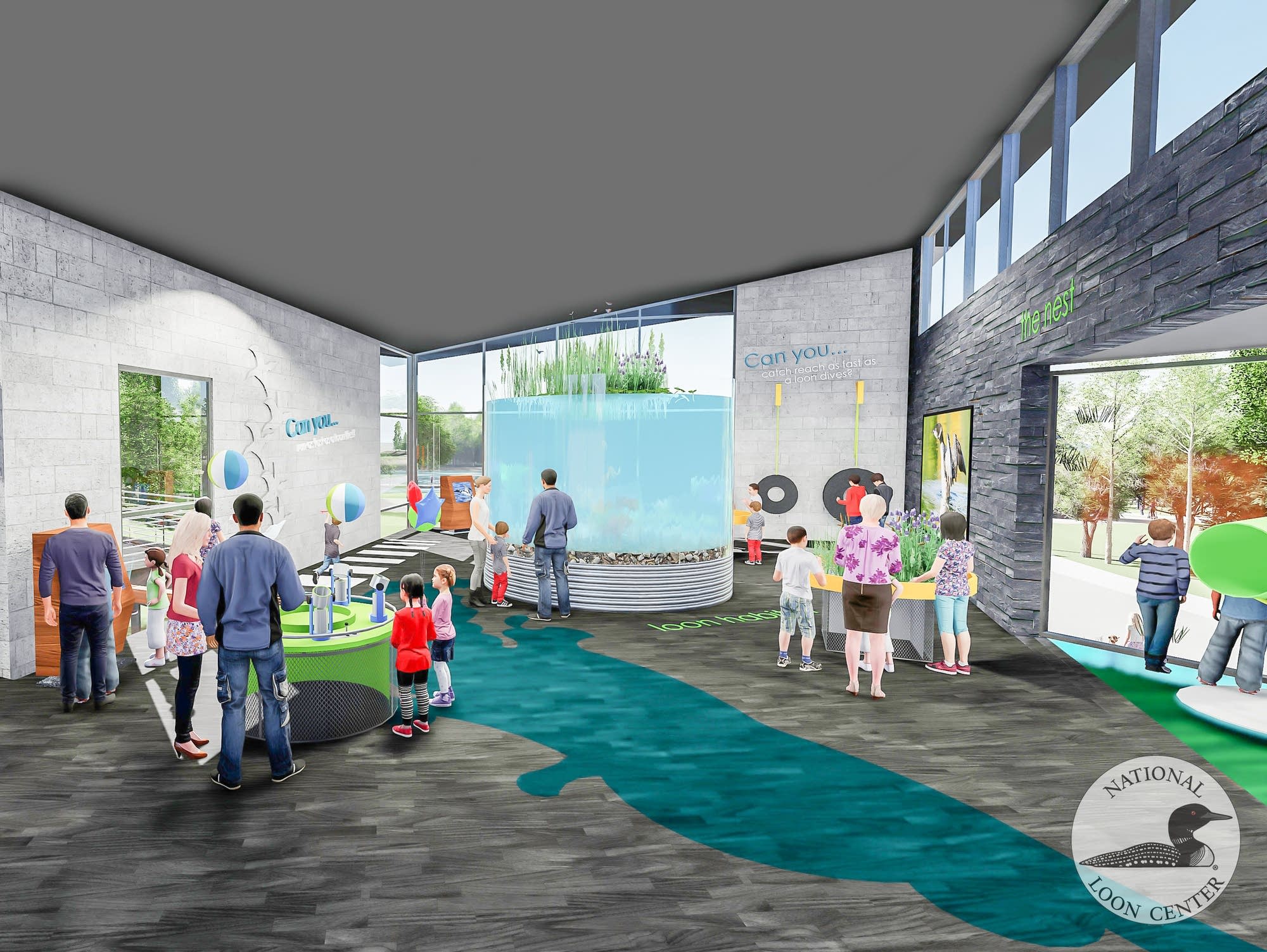 National Loon Center renderings.