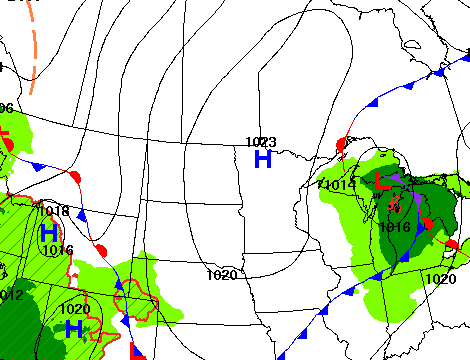 High pressure brings sunshine before more rain chances Sunday 