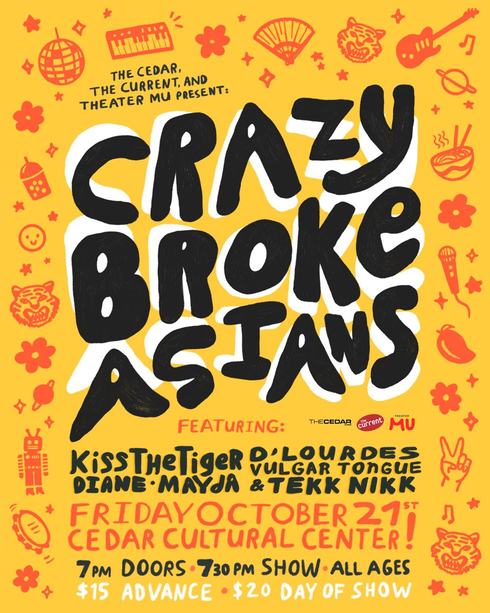 Crazy Broke Asians takes place at The Cedar on Friday, Oct. 21, 2022.