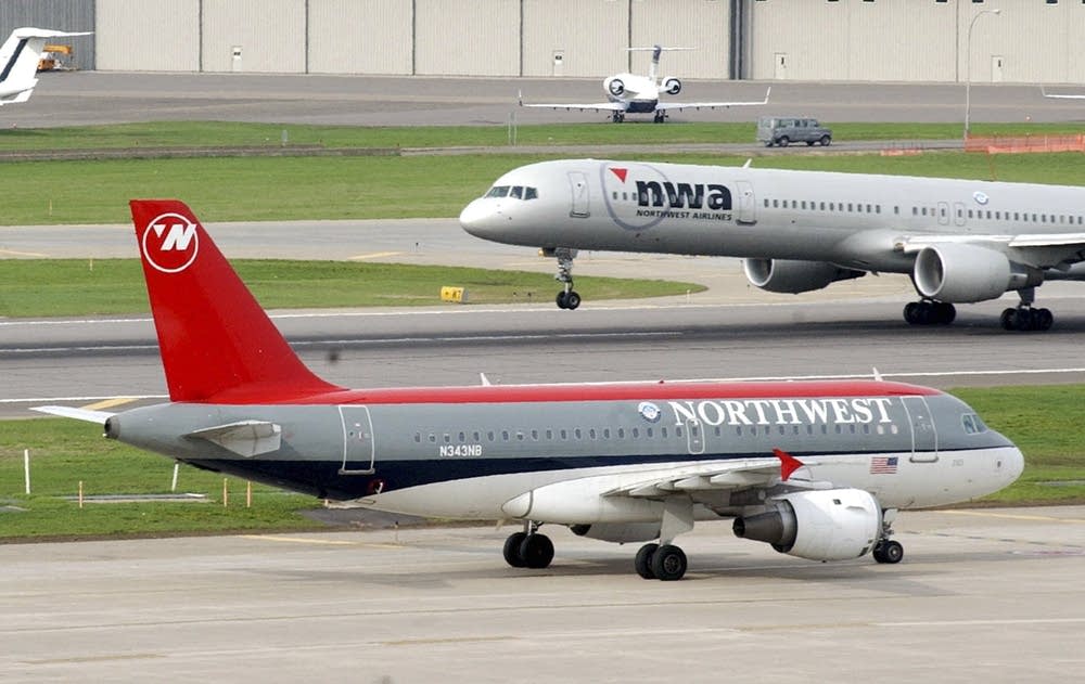 Northwest Airlines planes