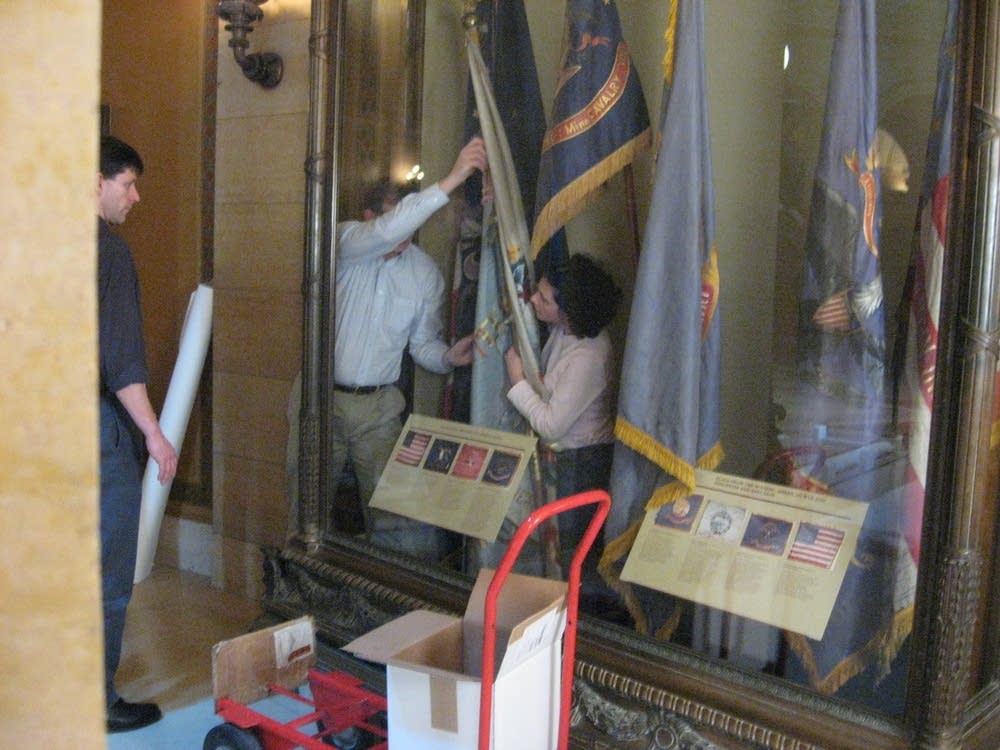 Moving the flags