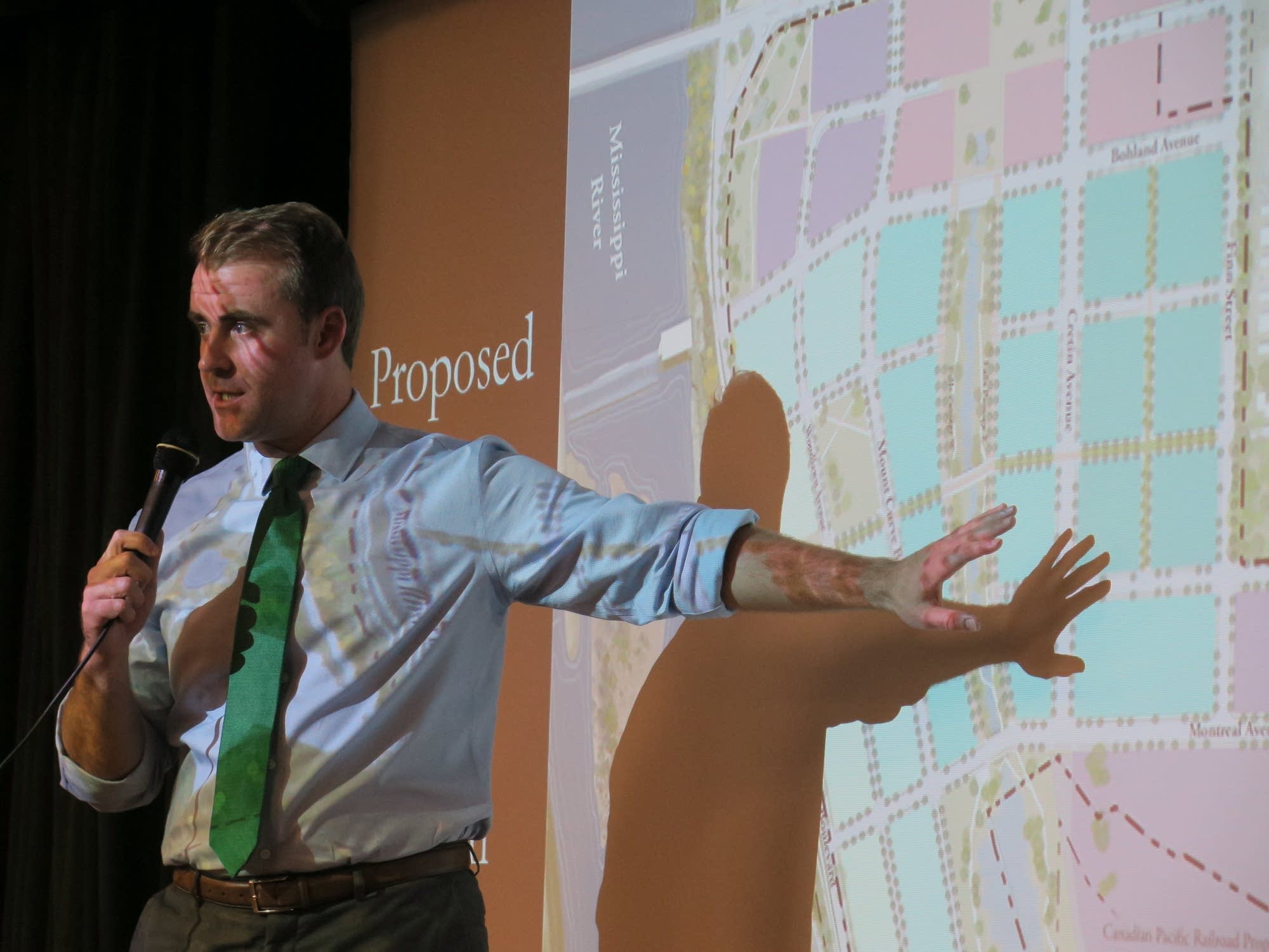 St. Paul Council Member Chris Tolbert discusses Ford site plan