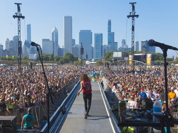 David Shaw of The Revivalists performs at Lollapalooza 2019.