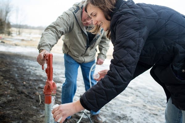 Collecting well water