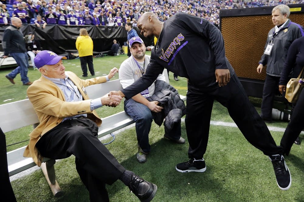 Bud Grant, Adrian Peterson