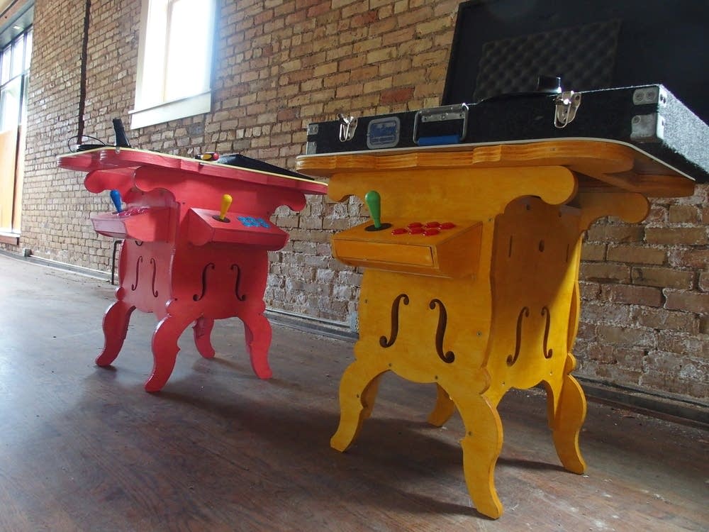 Artist-designed video game consoles