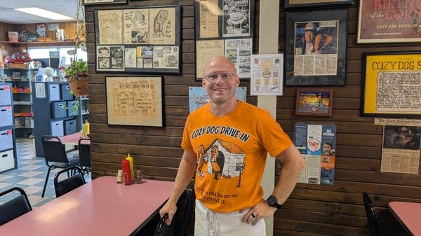 Josh Waldmire is the third-generation owner of the Cozy Dog Drive In in Springfield, Illinois.
